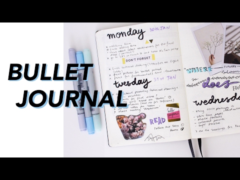 Видео: Мой ежедневник Bullet Journal 2017 + Планируй со Мной: Март!