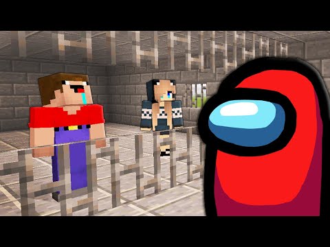 Видео: НУБ И ДЕВУШКА ПРО ПОПАЛИ В ТЮРЬМУ AMONG US В МАЙНКРАФТ! ПОБЕГ ИЗ ТЮРЬМЫ В MINECRAFT ТРОЛЛИНГ