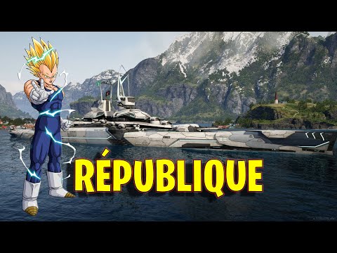Видео: Republique становится полноценным Супер Сайяном в World of Warships Legends