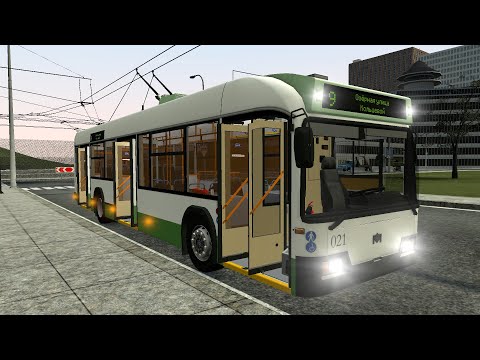 Видео: НОВЫЙ МАРШРУТ НА СИТИ 25 ► Trolleybus FS