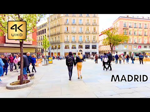 Видео: В этом видео показана прогулка по прекрасному центру Мадрида | Madrid Travel Channel 4K