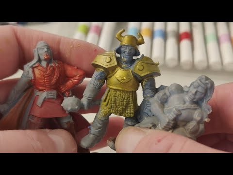 Видео: Акриловые маркеры: сравнение золотого, красного, коричневого цветов. Итоги МК на Песочнице