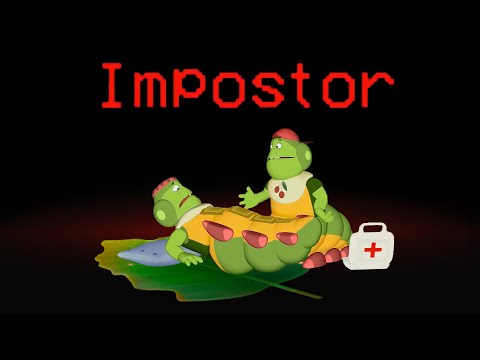 Видео: Лунтик в Among Us | Вупсень и Пупсень предали всех