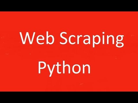 Видео: Создание скрапера на Python