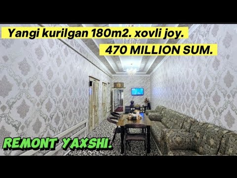 Видео: Урганч шахрида янги курилган 180м2. Ховли жой 470 млн. Мулж : Спутник Почта Куча. Биллур Туйхона.