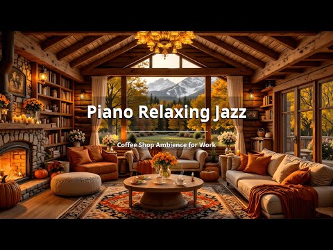 Видео: Без Рекламы | Уютная Атмосфера Осенней Кофейни И Лёгкий Джаз. Осень Для Учёбы, Работы И Спокойног...