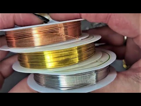 Видео: АлиЭкспресс🛒 Ювелирная проволока, фурнитура: замки, бусины, рамки для бусин и др.