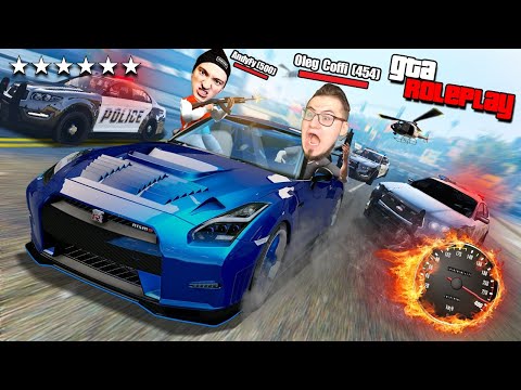 Видео: ПОГОНЯ ОТ КОПОВ НА NISSAN GTR СО СКОРОСТЬЮ 420 КМ/Ч! НАС АРЕСТУЮТ? МОЙ БИЗНЕС! (GTA 5 RP / RADMIR)