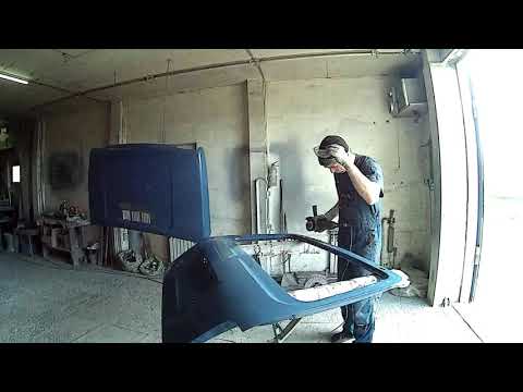 Видео: НИВА.Пескострую, грунтую, все съёмные элементы. Часть2