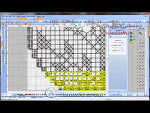 Видео: Урок 2-3. Создание дизайна каркасного филейного кружева