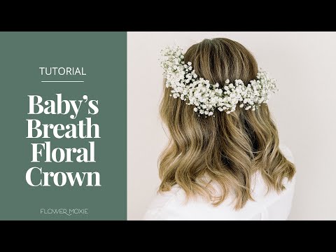 Видео: Как сделать венок из гипсофилы