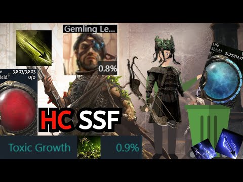 Видео: МОЙ GEMLING TOXIC GROWTH + POISONBURST  ГАЙД. ХАРДКОР СОЛО.  PoE2 0.3 RISE OF THE ABYSSAL.