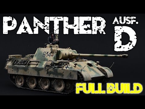 Видео: МОЙ PANTHER Ausf.D КУРСК - ПОЛНАЯ КОНСТРУКЦИЯ, масштаб 1/35