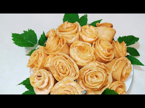 Видео: Закуска  РОЗЫ. Взяла и завернула, получилось ВКУСНО!