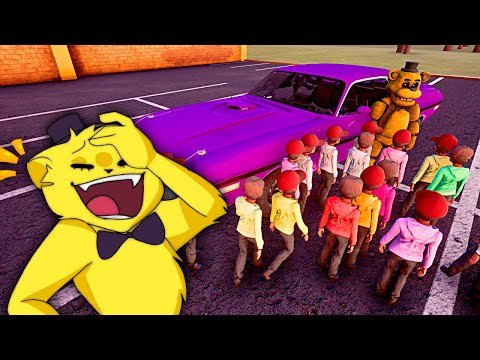 Видео: FNAF PLAY Засунул Школьника в Костюм Голден Фредди 🐻 Автон Вернулся