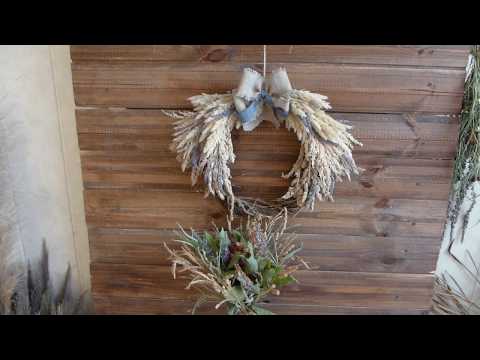 Видео: Травы и сухоцветы  для декора
