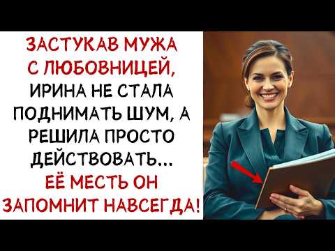 Видео: Застукав мужа с любовницей, Ира не подняла шум, а решила красиво отомстить... ИСТОРИИ ИЗ ЖИЗНИ