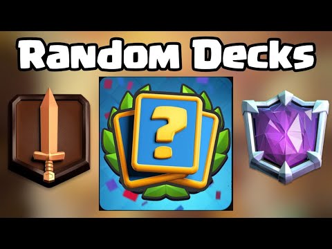 Видео: РАНДОМНЫЕ КОЛОДЫ ПОМОГУТ АПНУТЬ ЛИГИ? ИЛКА ДАЁТ "ИМБУ" В CLASH ROYALE