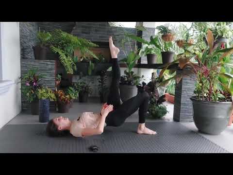 Видео: Тренировка с гантелями и роллом 1