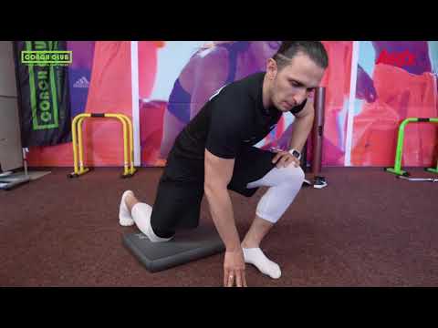 Видео: Балансировочная подушка Airex Balanced Pad. Тренировка для бегунов