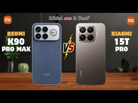 Видео: Redmi K90 Pro Max против Xiaomi 15T Pro⚡полные сведения