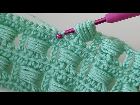 Видео: Удивительный 💯 бесплатный узор детского одеяла крючком для начинающих  - как связать одеяло крючком