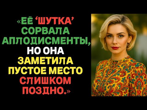 Видео: «Её «ШУТКА» сорвала аплодисменты, но пустое место она заметила слишком поздно | Истории измен жён