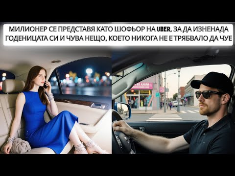 Видео: МИЛИОНЕР СЕ ПРЕДСТАВЯ КАТО ШОФЬОР НА UBER, ЗА ДА ИЗНЕНАДА ГОДЕНИЦАТА СИ И ЧУВА НЕЩО,...