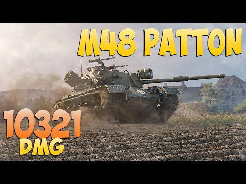 Видео: M48 Patton - 7 Kills 10.3K DMG - Послушный! - Мир Танков