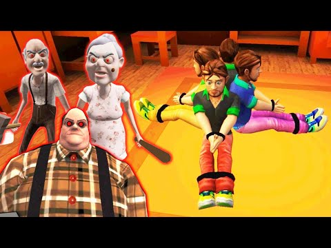 Видео: Как ИГРАТЬ за ГРЕННИ поймал ВСЕХ ДЕТЕЙ новая ГЛАВА 3 GRANNY and GRANDPA обновление