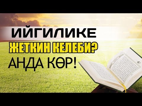 Видео: Ийгилике жеткиң келеби? Анда көр!