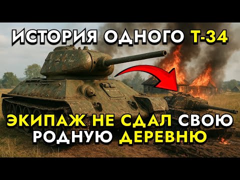 Видео: ГЕРОИ, О КОТОРЫХ ЗАБЫЛИ! КАК ОДИН ТАНК Т-34 СПАС ЦЕЛУЮ ДЕРЕВНЮ!