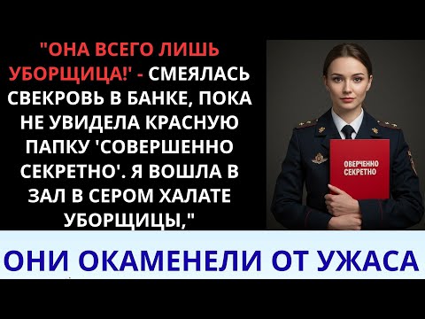 Видео: "Она всего лишь уборщица," смеялась мать. Затем узнали, что она разведчица КГБ…Секрет уборщицы