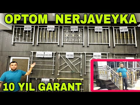 Видео: Optom NerjaveykaGullar  Panjaralar Narxlari MetalMart Buxoroda Оптом Нержайка Панжарал Гуллар бухоро
