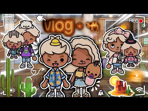 Видео: МЕГА-ВЛОГ!🌵// поехали в пустыню, поход🏕️// дом на колесах?!😍// Toca Boca🎧// toca twix🍫