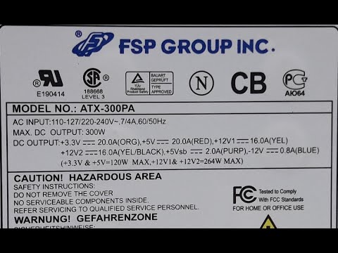 Видео: Ремонт Блока Питания FSP  ATX - 300 PA. После маленького Пыха с чёрным Дымом :-)))