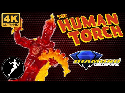 Видео: Обзор фигурки Человек-Факел/Human-Torch (Diamond Select)