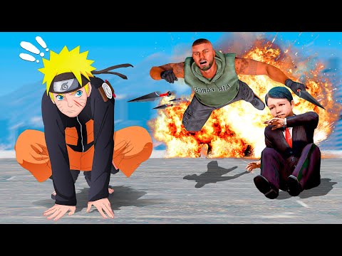 Видео: Джонни мен Кішкентай Джонни Нарутоға қастандық жасады! (GTA V)
