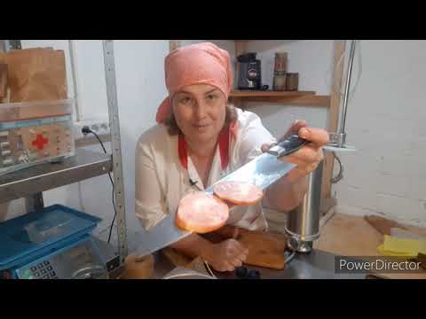 Видео: Домашняя РУБЛЕНАЯ КОЛБАСА КОПЧЁНАЯ
