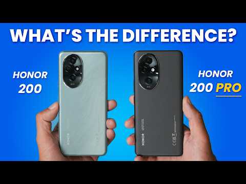 Видео: Honor 200 против Honor 200 PRO — зачем тратить больше?