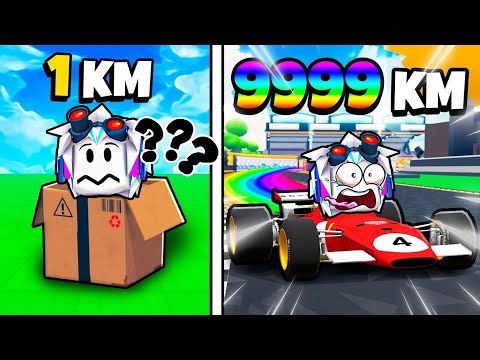 Видео: РАЗОГНАЛСЯ 1,000,000 КМ И СТАЛ ТОП-1 ГОНЩИКОМ В РОБЛОКСЕ! ROBLOX Car Race