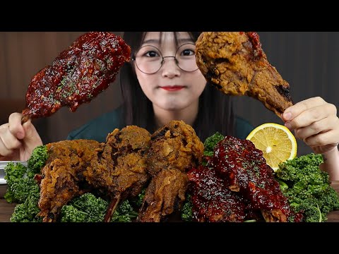 Видео: АСМР ЕДА Жареные Бараньи Отбивные🍖 | MUKBANG | EATING SHOW