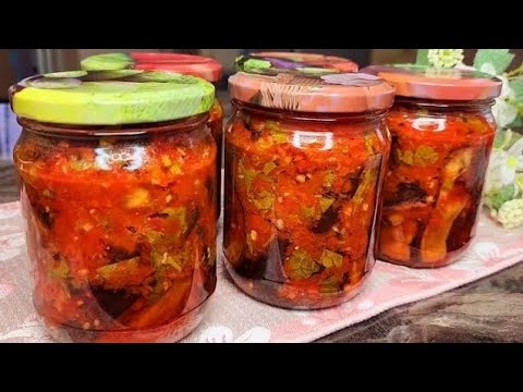 Видео: Не ждите зимы без 100 банок! Я больше не покупаю её в магазине! Она невероятно вкусная! Баклажаны