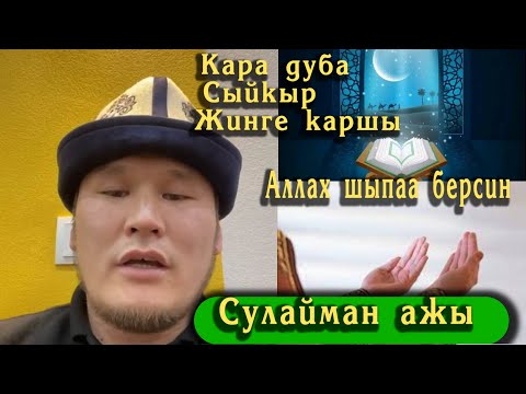 Видео: Сулайман ажыдан Рукия окуу. Кара дуба, жин,сыйкырга каршы