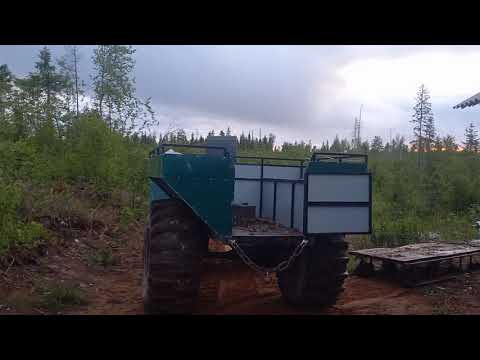 Видео: Строим баню в тайге. Часть 1.