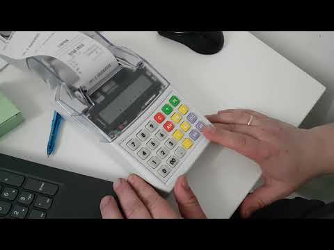 Видео: Прошивка кассового аппарата Элвес-МФ (20%, безналичными)