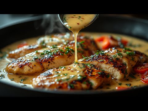 Видео: Хрустящая курица в сливочно-чесночном соусе с пармезаном – простой рецепт
