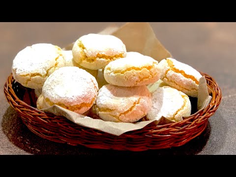 Видео: Италиански бисквити - аромат на бадеми и лимон, бързи, без глутен / Печенье -самое вкусное и быстрое