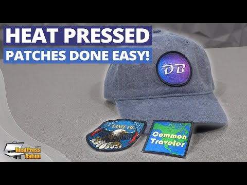 Видео: Термопрессованные заплатки: легко с помощью сублимации