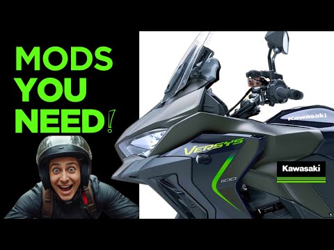 Видео: Kawasaki VERSYS 1100 — 9 модификаций, о которых вы и не подозревали! #carplay | Jansite | Denali ...